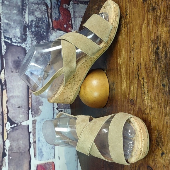 lands end wedge sandals